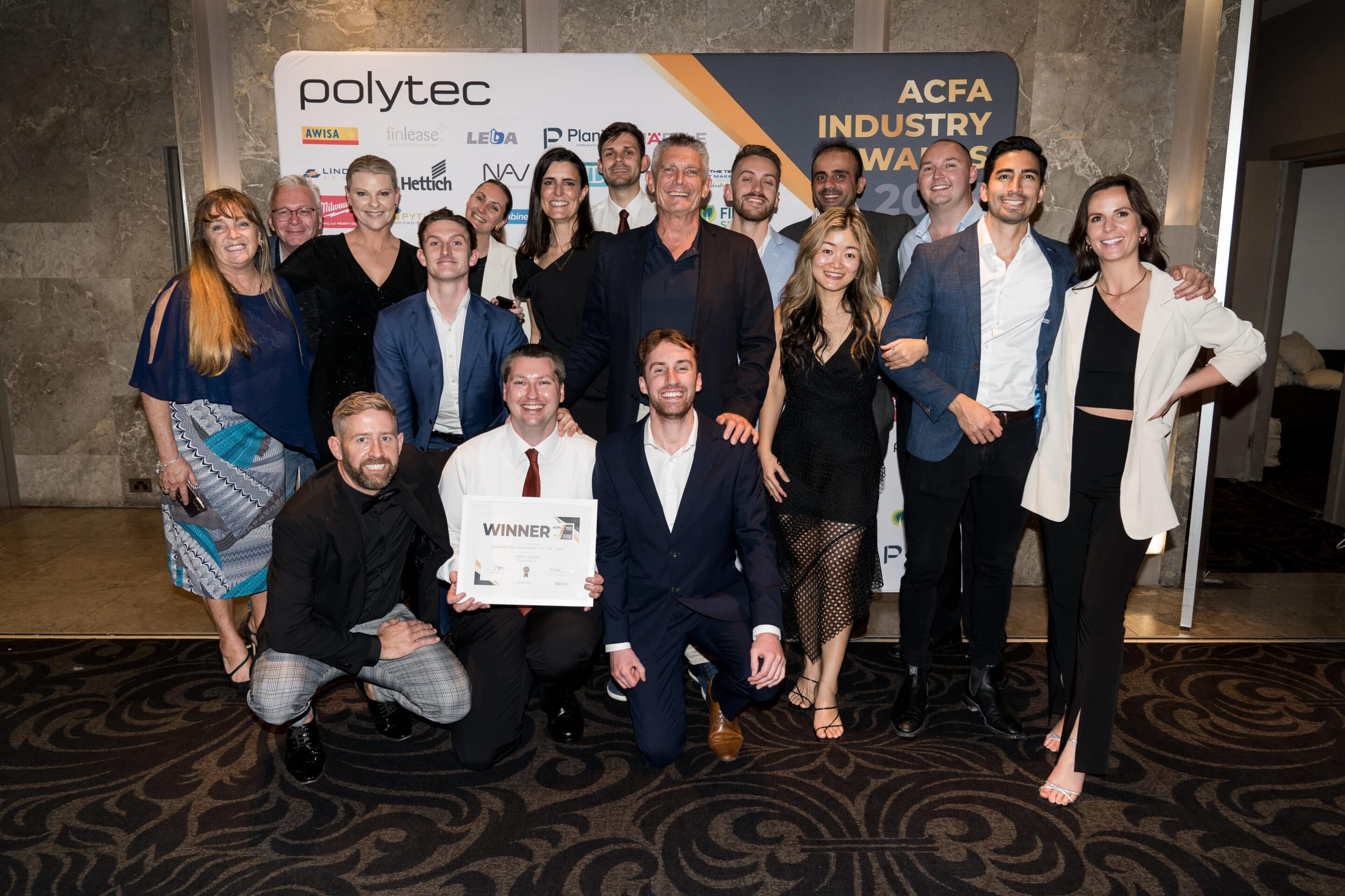 Peter Wilson Win’s ACFA Industry Awards Workplace Champion of the Year 2023